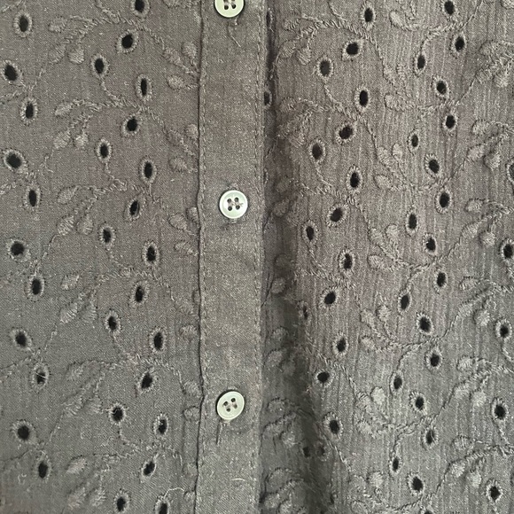 free people flowy black top! - Picture 5 of 6